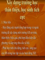 Bài giảng XAY DUNG THTT- HSTC