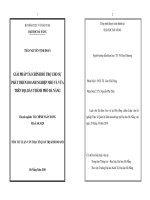 Giải pháp tài chính hỗ trợ cho sự phát triển doanh nghiệp nhỏ và vừa trên địa bàn thành phố đà nẵng 