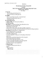 giáo án lớp 4 tuần 11 có KNS