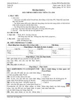 Bài soạn Giáo án_tin9_HKII