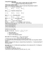 bài kiểm tra học kì 1 năm học 2010-2011