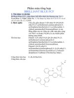 tỏng hợp chất màu hữu cơ 2