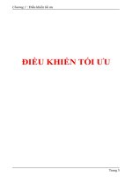 Điều khiển tối ưu