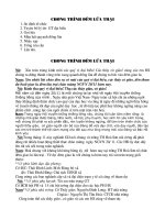 Gián án GIAO LƯU ĐÊM LỦA TRẠI