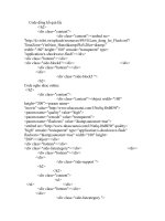 CODE THIẾT KẾ TRANG WEB