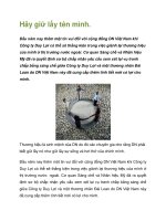 Hãy giữ lấy tên mình.