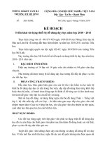 Kế hoạch sử dụng TBDH