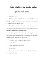 Quản trị những dự án cần những phẩm chất nào?