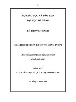 Hoạch định chiến lược tại công ty SPT 