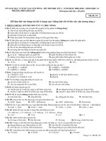 Đề kiễm tra sinh học 12 thpt bảo lộc