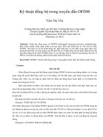 Kỹ thuật đồng bộ trong truyền dẫn OFDM Trần Thị Yến