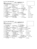 Bài soạn De KT anh 8 lan 3 ( 2 made)