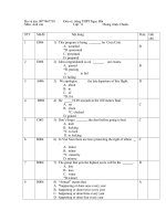 Ôn cấp tốc HKI lớp 11./.