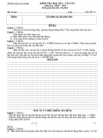 Bài soạn đề kiểm tra hk1 lop 8