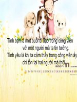 Bài giảng tinhbanvatinhyeu