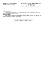 Tài liệu đề thi tham khảo nv7