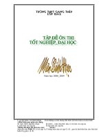 Gián án tong hop cau hoi sinh 12 moi