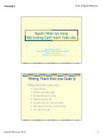 Nguồn nhân lực trong môi trường cạnh tranh toàn cầu