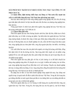 GIẢI PHÁP ĐẨY MẠNH XUẤT KHẨU HÀNG MAY MẶC TẠI CÔNG TY CỔ PHẦN MAY 10