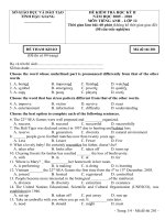 Bài soạn de tham khao HK2-E12