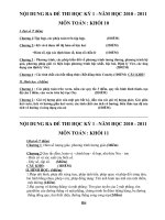 đề cuong toán 10-11