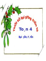 Bài soạn yen, ta, tan