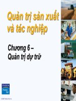 Tài liệu Chương 6 Quản trị dự trữ