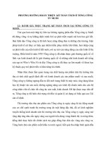 PHƯƠNG HƯỚNG HOÀN THIỆN  KẾ TOÁN TSCĐ Ở TỔNG CÔNG TY MUỐI