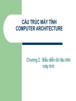 Chương 2 biểu diển dữ liệu trên máy