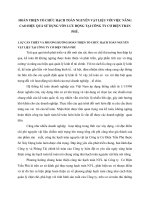 HOÀN THIỆN TỔ CHỨC HẠCH TOÁN NGUYÊN VẬT LIỆU VỚI VIỆC NÂNG CAO HIỆU QUẢ SỬ DỤNG VỐN LƯU ĐỘNG TẠI CÔNG TY CƠ ĐIỆN TRẦN PHÚ