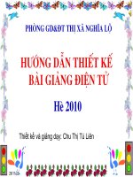 Bài giảng boi duong giao vien he 2010
