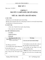 Bài soạn giáo án cn 8hk2 hay