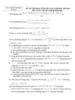 Bài giảng ĐỀ ÔN TẬP SỐ 4