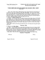 bien ban hoi nghi THCS Quang giao