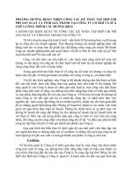 PHƯƠNG HƯỚNG HOÀN THIỆN CÔNG TÁC KẾ TOÁN TẬP HỢP CHI PHÍ SẢN XUẤT VÀ TÍNH GIÁ THÀNH TẠI CÔNG TY CƠ KHÍ VÀ SỬA CHỮA CÔNG TRÌNH CẦU ĐƯỜNG BỘ II