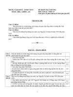 KT 1 TIẾT-12 CÓ ĐÁP ÁN