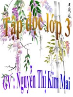 TẬP ĐỌC 3 ANH ĐOM ĐÓM