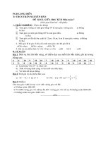 Đề KSCL Toán 7 giữa HK II (2006-2007)