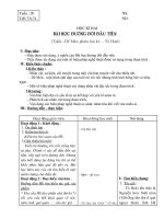 Tài liệu GIÁO ÁN NGỮ VĂN 6 CHUẨN TUẦN 20