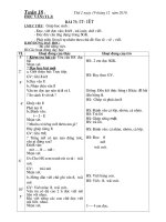 Giáo án lớp 1 tuần 18