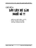 Bài soạn chu de nghanh nghe