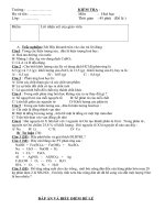 Bài giảng Kiem tra tiet 25