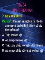 Bài 34 Kính thiên văn