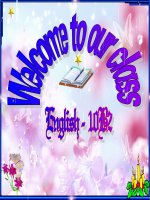 Tài liệu unit 13 Reading  _class 10 A1 ( Hot )