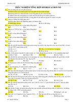 Gián án Tong hop BT hidrocacbon no-co DA