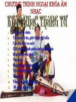 Bài giảng Ngoại khóa âm nhạc