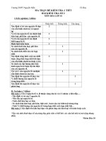 ma trận đề thi hkI-kv