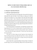 NHỮNG VẤN ĐỀ CƠ BẢN VỀ HOẠT ĐỘNG CHO VAY CỦA NGÂN HÀNG THƯƠNG MẠI