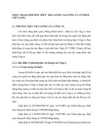 THỰC TRẠNG PHƯƠNG THỨC TRẢ LƯƠNG TẠI CÔNG TY CỔ PHẦN VIỆT LONG