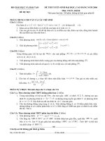 Tài liệu DU BI KHOI B 2006